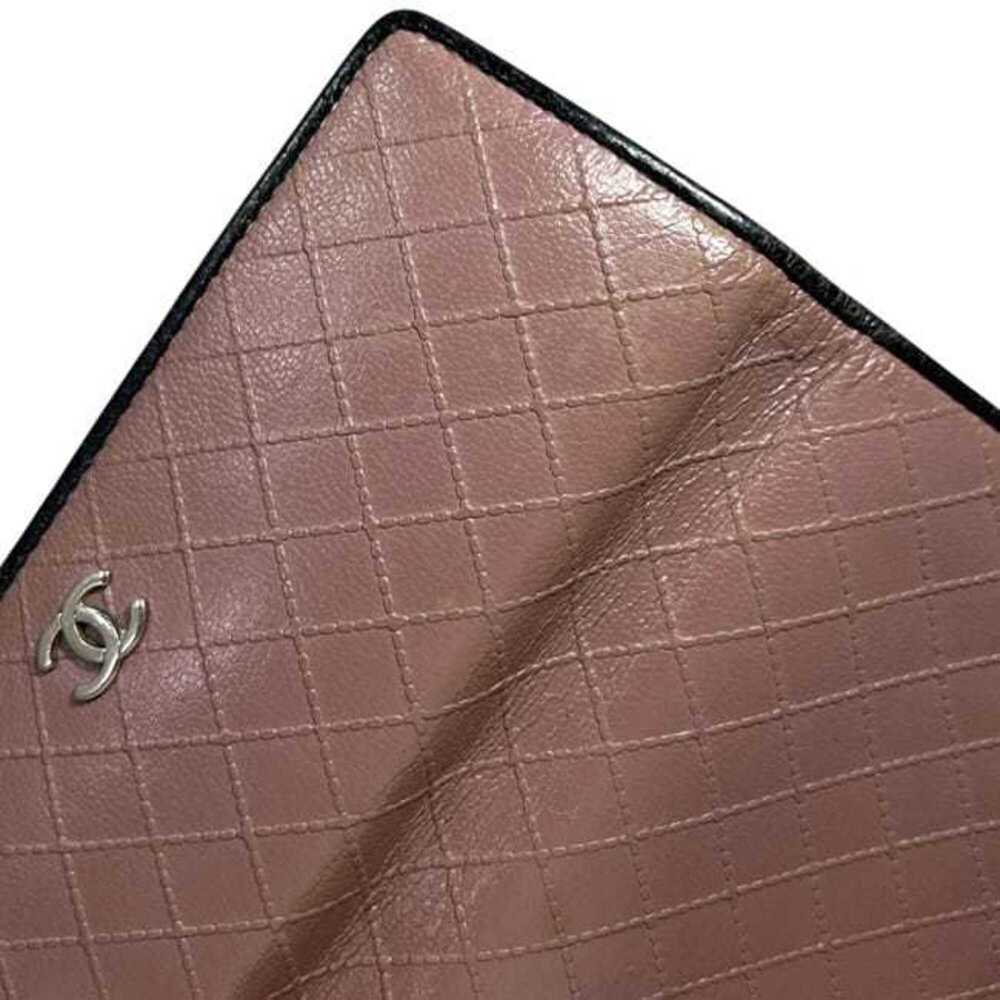 CHANEL Black Leather Logo Wallet - Picture 10 of 11